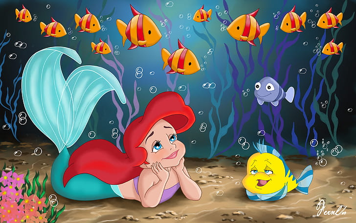 Little Mermaid Live Action, sunfish, pretty child, walt disney, the little mermaid
