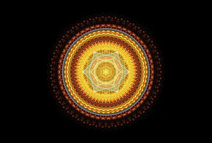 Mandala Diamond Art, circle, mandala, pattern, abstract Free HD Wallpaper