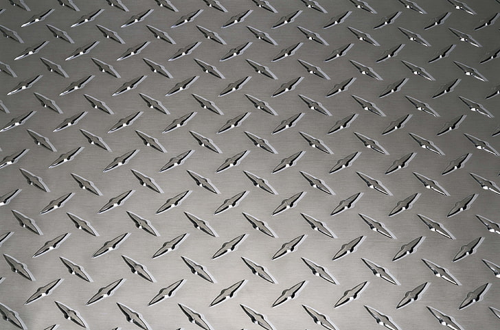 Metal Floor Plate, indoors, strength, full frame, diamond plate Free HD Wallpaper