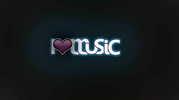 Music Theory, night, love, illuminated, black background Free HD Wallpaper