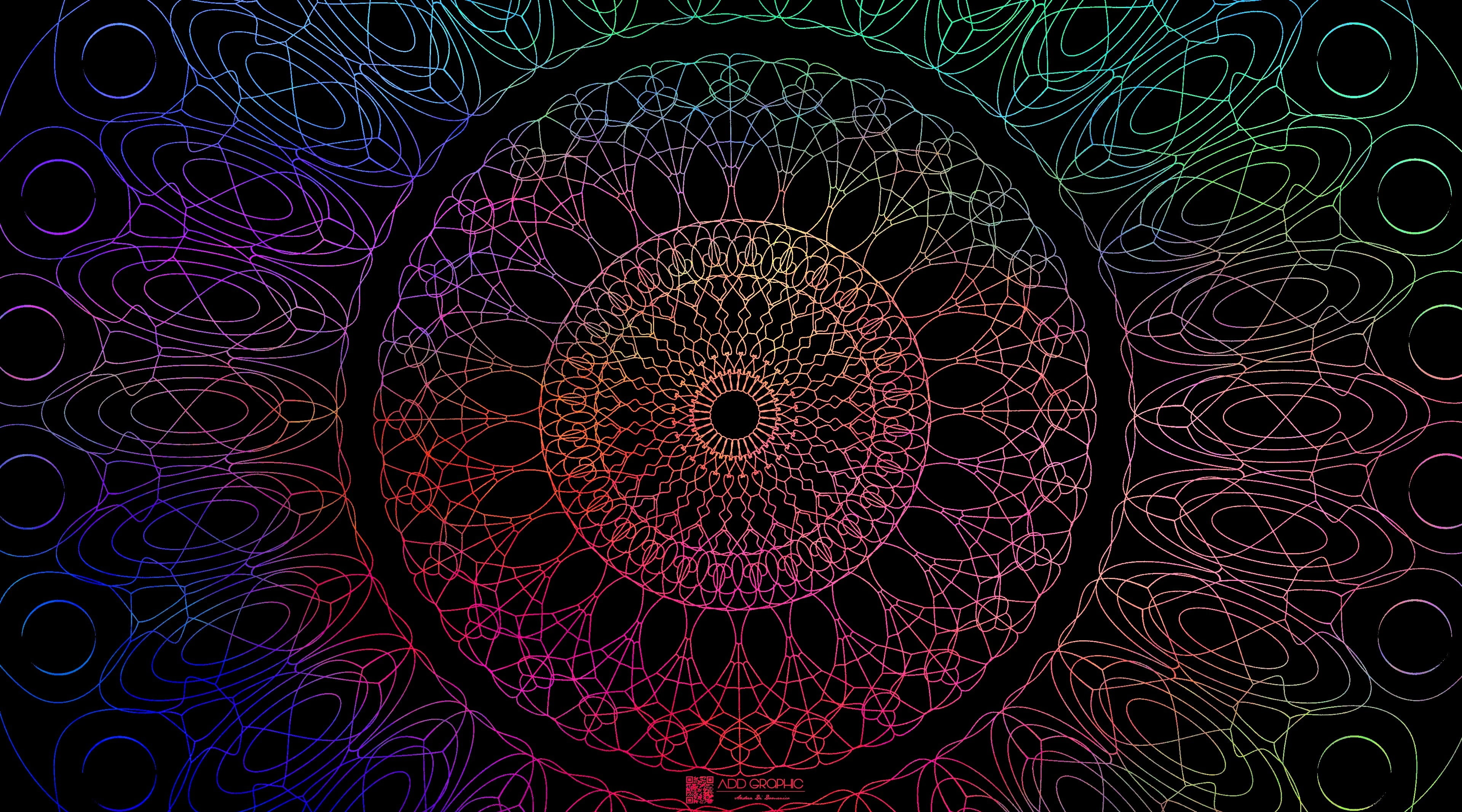 Pink Mandala, abstract, creativity, shape, art and craft