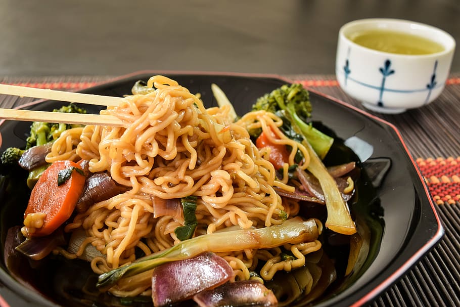 Restaurant Japonais, thailand, vegetable, plate, indoors