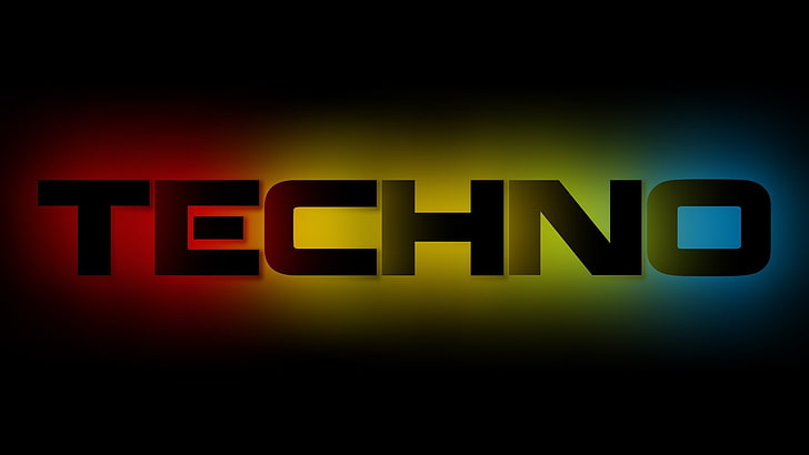 Techno Music Festivals, text, copy space, western script, yellow Free HD Wallpaper