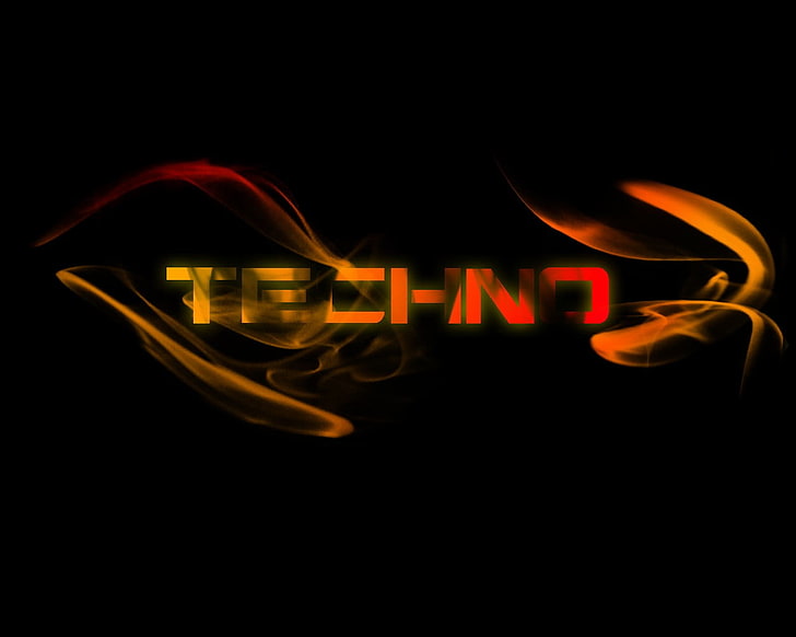 Techno Music History, night, abstract, electricity, neon Free HD Wallpaper