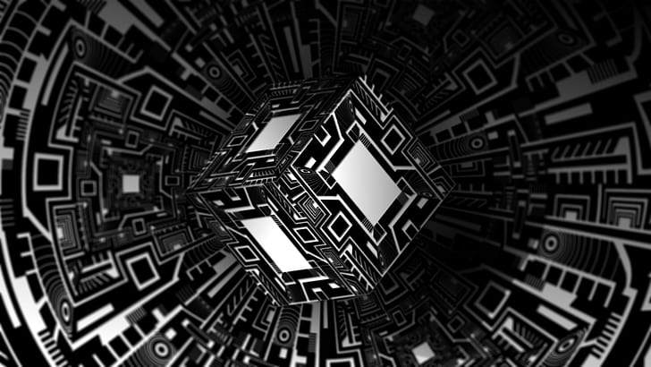 Trippy Lines, optical illusion, vector, techno, optical art Free HD Wallpaper