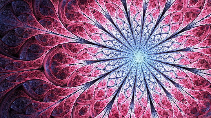 Trippy Mandala, nature, textured, abundance, craft Free HD Wallpaper