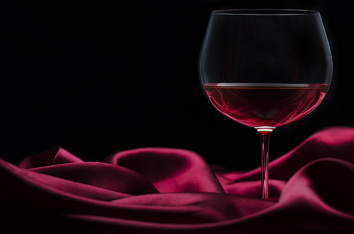 wineglass, drinking glass, flower, closeup Free HD Wallpaper