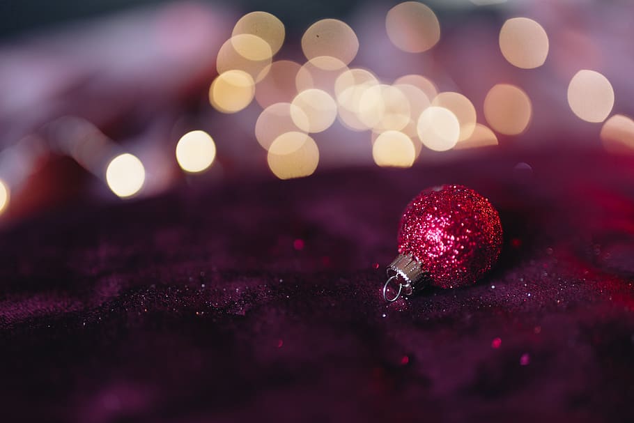 xmas, defocused, selective focus, dark