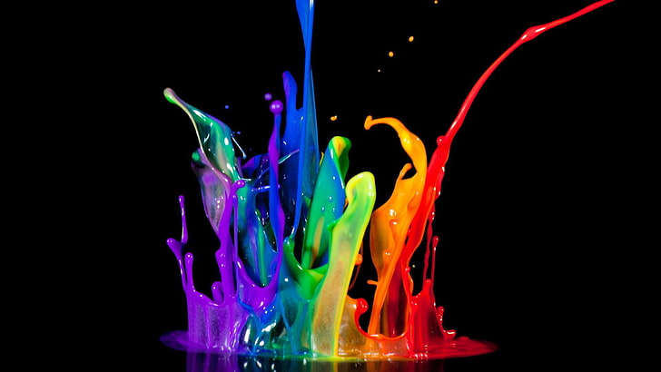 Awesome Phone, liquid, colors, ink, long exposure Free HD Wallpaper