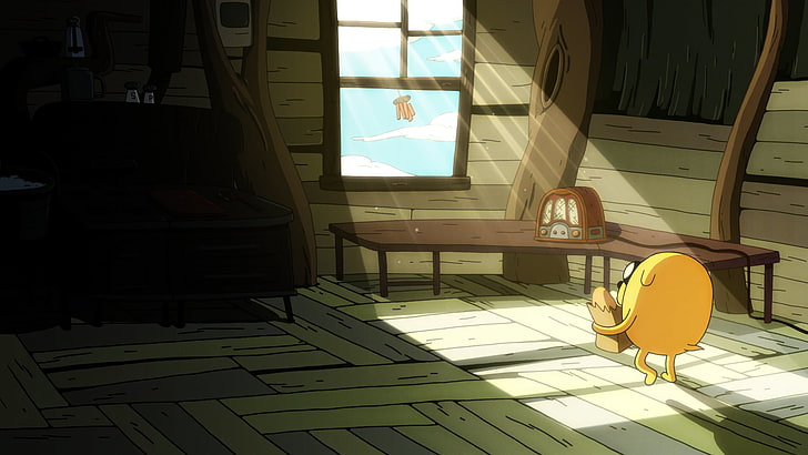Cartoon Network Shows, yellow, home interior, nature, absence Free HD Wallpaper