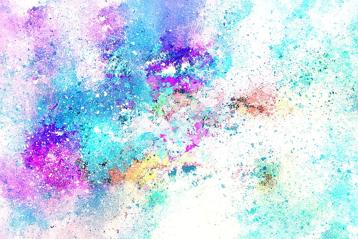colors, celebration, blue, watercolor painting Free HD Wallpaper