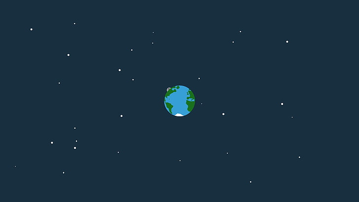 Computer Flat Earth, globe  man made object, no people, motion, minimal Free HD Wallpaper