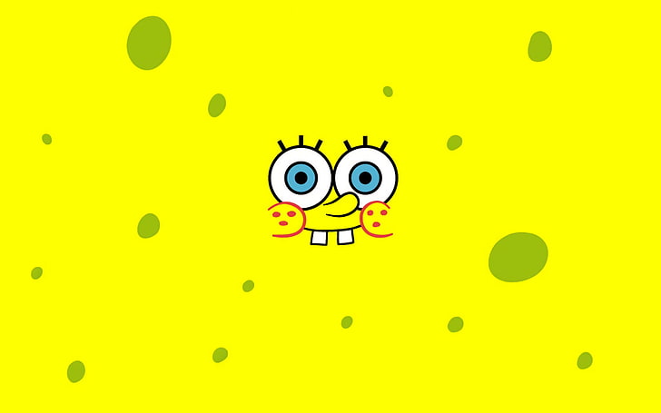 Crazy Spongebob, anthropomorphic face, art and craft, face, anthropomorphic Free HD Wallpaper