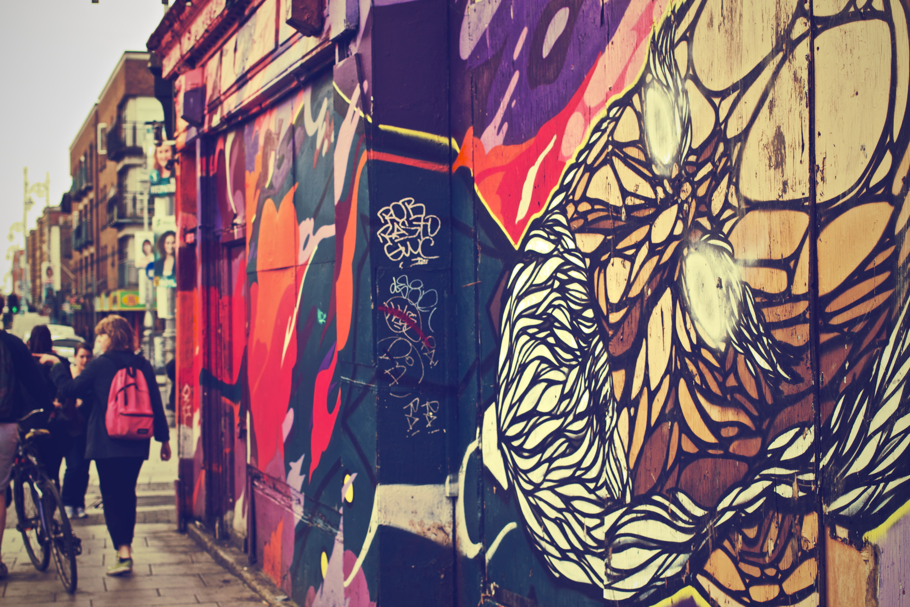 Easy Wall Art Graffiti, free, wall, royalty, city