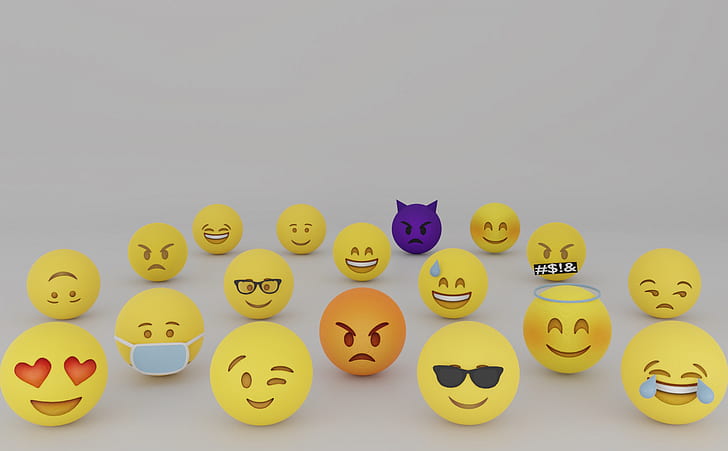 Funny Emoji Memes, faces, emojis, funny, smileys Free HD Wallpaper