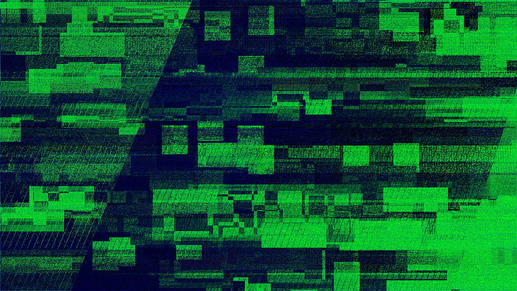 Glitch Art, pattern, abstract, connection, large group of objects Free HD Wallpaper