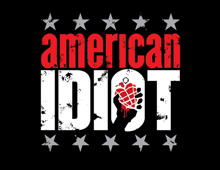 Green Day American Idiot Album Cover, green day, black color, communication, american Free HD Wallpaper