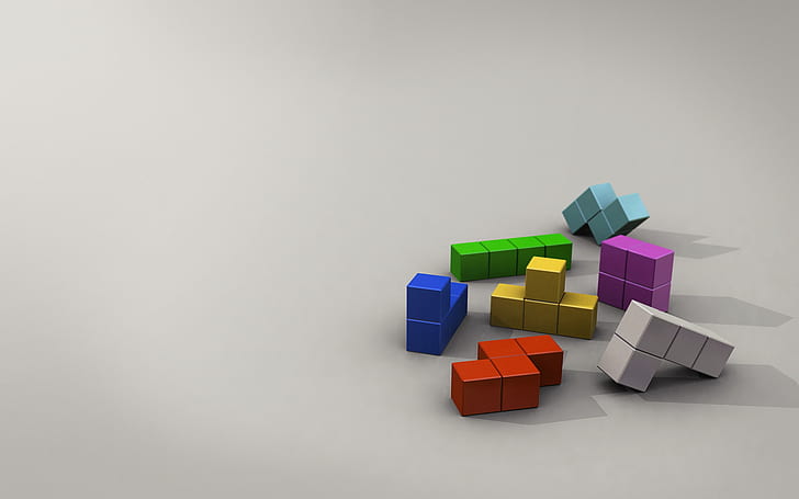 grey, tetris, gray, video Free HD Wallpaper