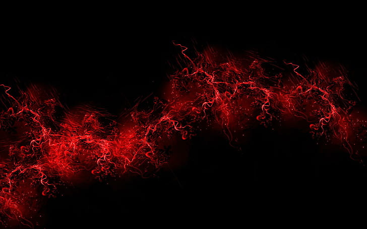 HD Abstract Red and Black, explosion, paint, color, black Free HD Wallpaper