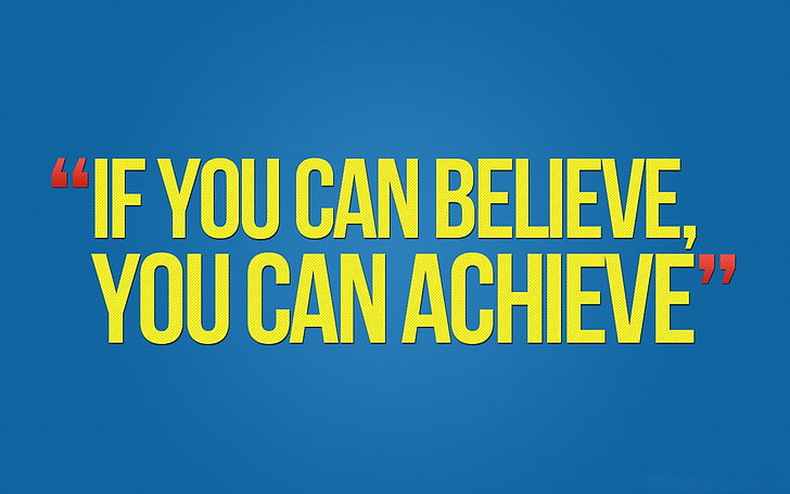 If You Believe You Can, communication, sky, simple background, multi colored Free HD Wallpaper