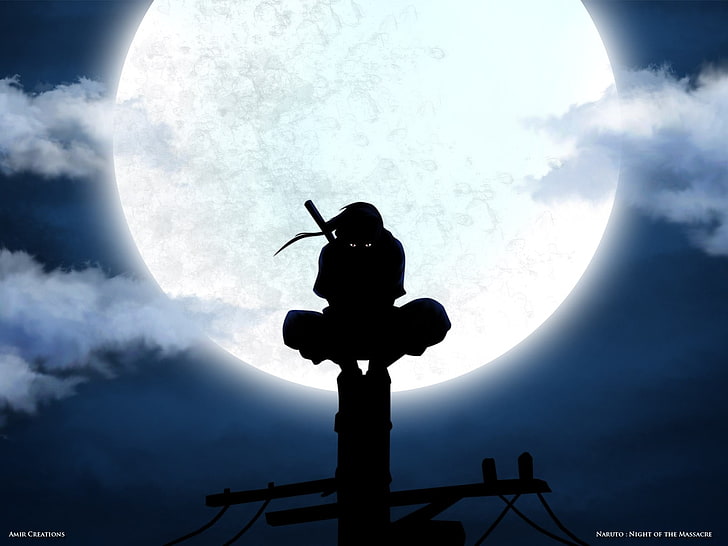 Itachi Uchiha Cool, scenics  nature, anime, naruto shippuuden, standing Free HD Wallpaper