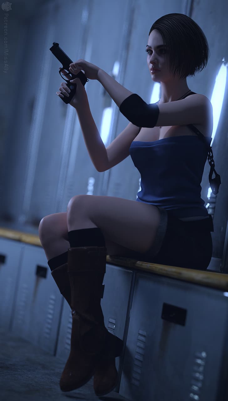 Jill Valentine Classic Costume, police, resident evil 3 remake, video game characters, jill valentine Free HD Wallpaper