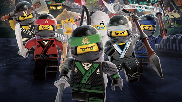 Lego Dimensions, ninja warriors, the lego ninjago movie Free HD Wallpaper