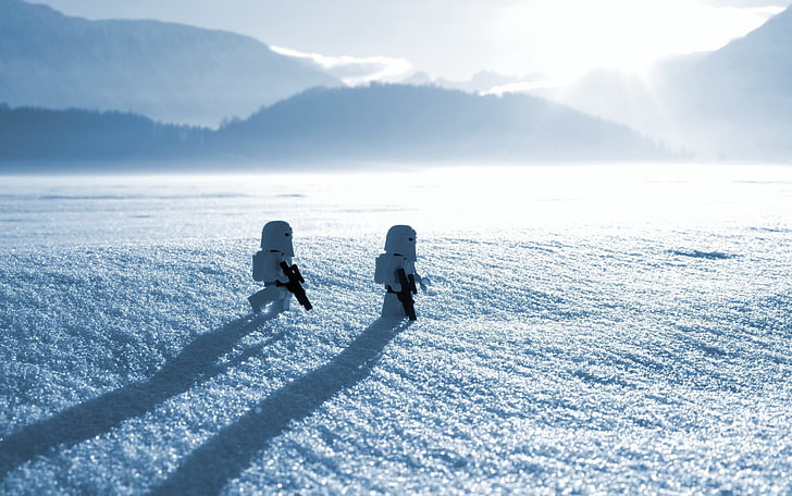 LEGO Snowtrooper, outdoors, day, star wars, sport Free HD Wallpaper