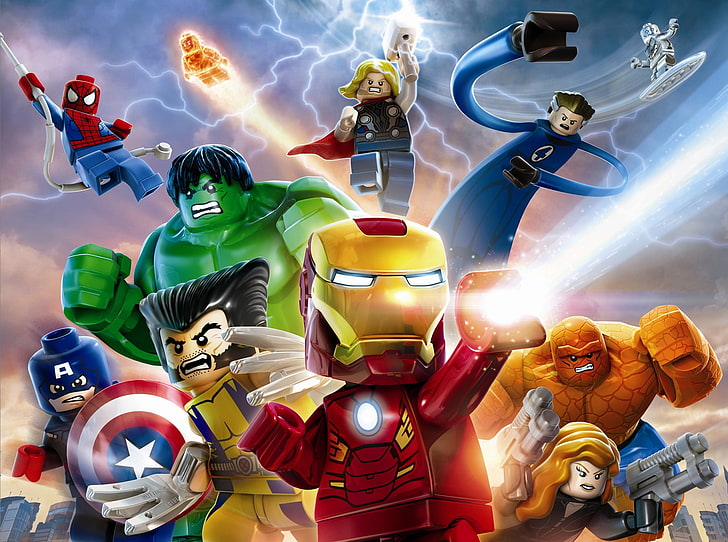 LEGO Spider-Man, avengers, spiderman, inflatable, the avengers Free HD Wallpaper