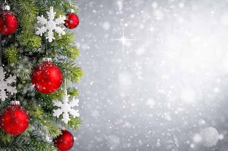 merry christmas, new year, xmas, christmas Free HD Wallpaper