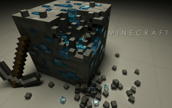 Minecraft Blue Ore, success, abstract, still life, arrangement