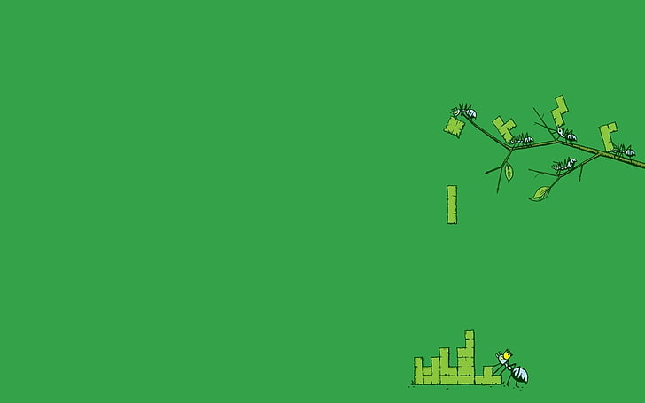 Minecraft, video games, tetris, ants, Tetris Free HD Wallpaper