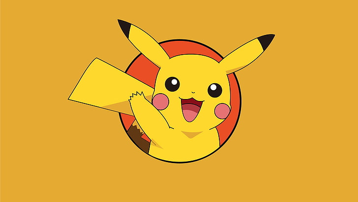 Pokemon Pikachu Logo, animal themes, happiness, creativity, toy Free HD Wallpaper