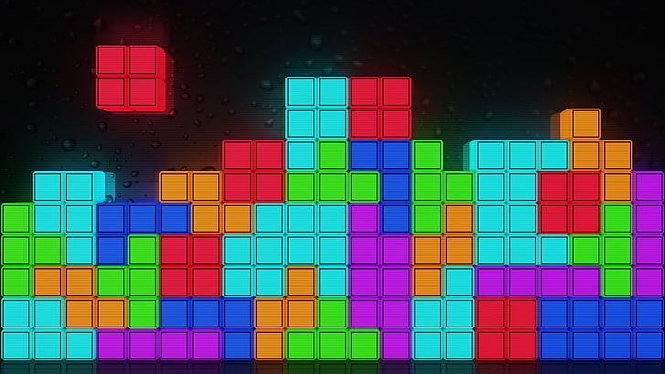 tetris, abstract Free HD Wallpaper