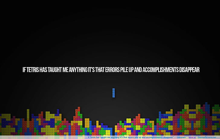 Tetris PC, video games, tetris, minimalism, errors Free HD Wallpaper