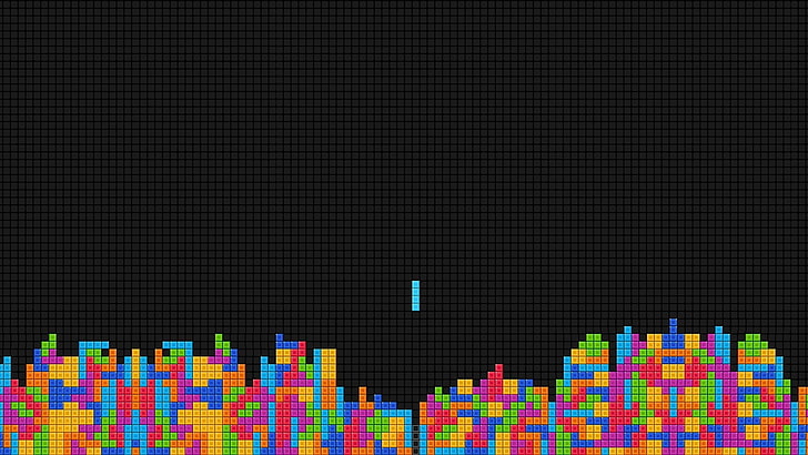 Tetris the Game, technology, illuminated, indoors, diagram Free HD Wallpaper