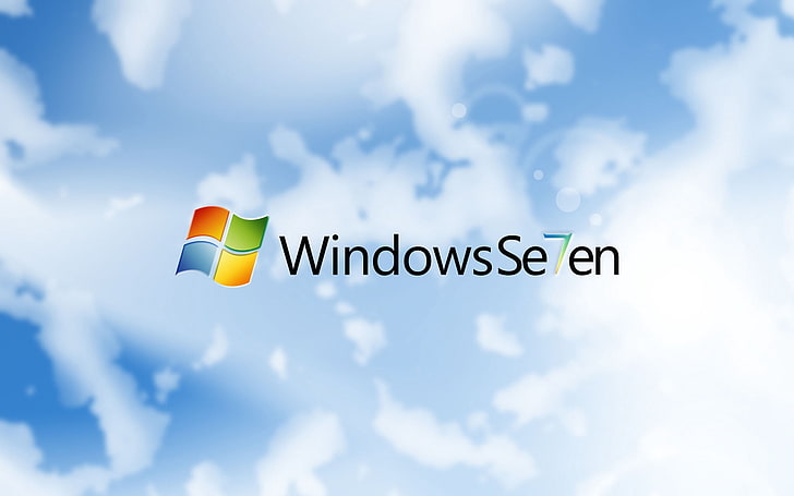 Windows 7 1280X800, cloud  sky, blue, colors, banner