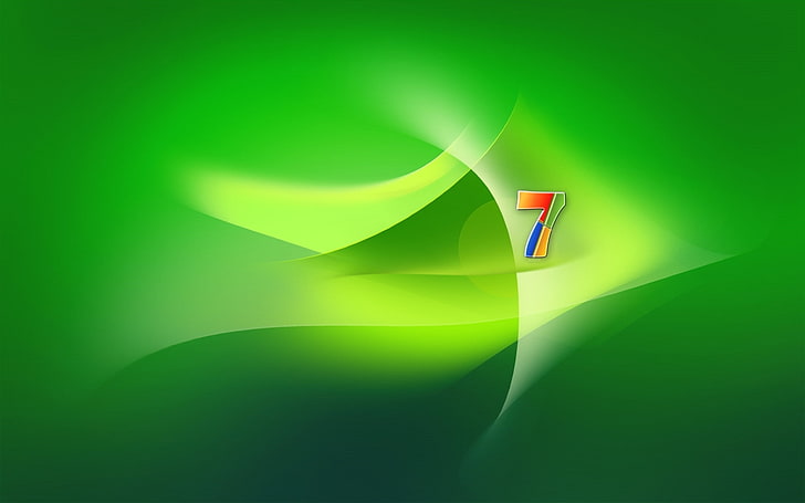 Windows 7 Logo Icon, illustration, glowing, projection, colored background