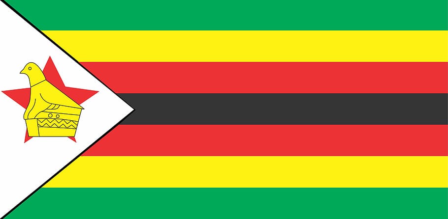 Zimbabwe Flag SVG, zimbabwe, flag, paper, country