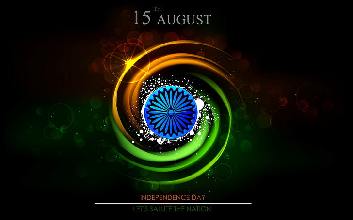 august, motion, glowing, india Free HD Wallpaper
