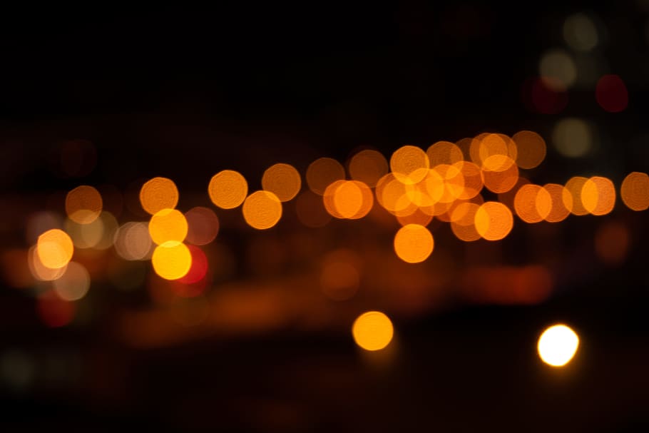 Bokeh Lights No, lighting equipment, christmas, traffic, celebration Free HD Wallpaper