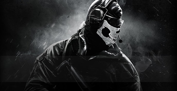 Call of Duty Black Ops, obscured face, call, call of duty, gas mask Free HD Wallpaper