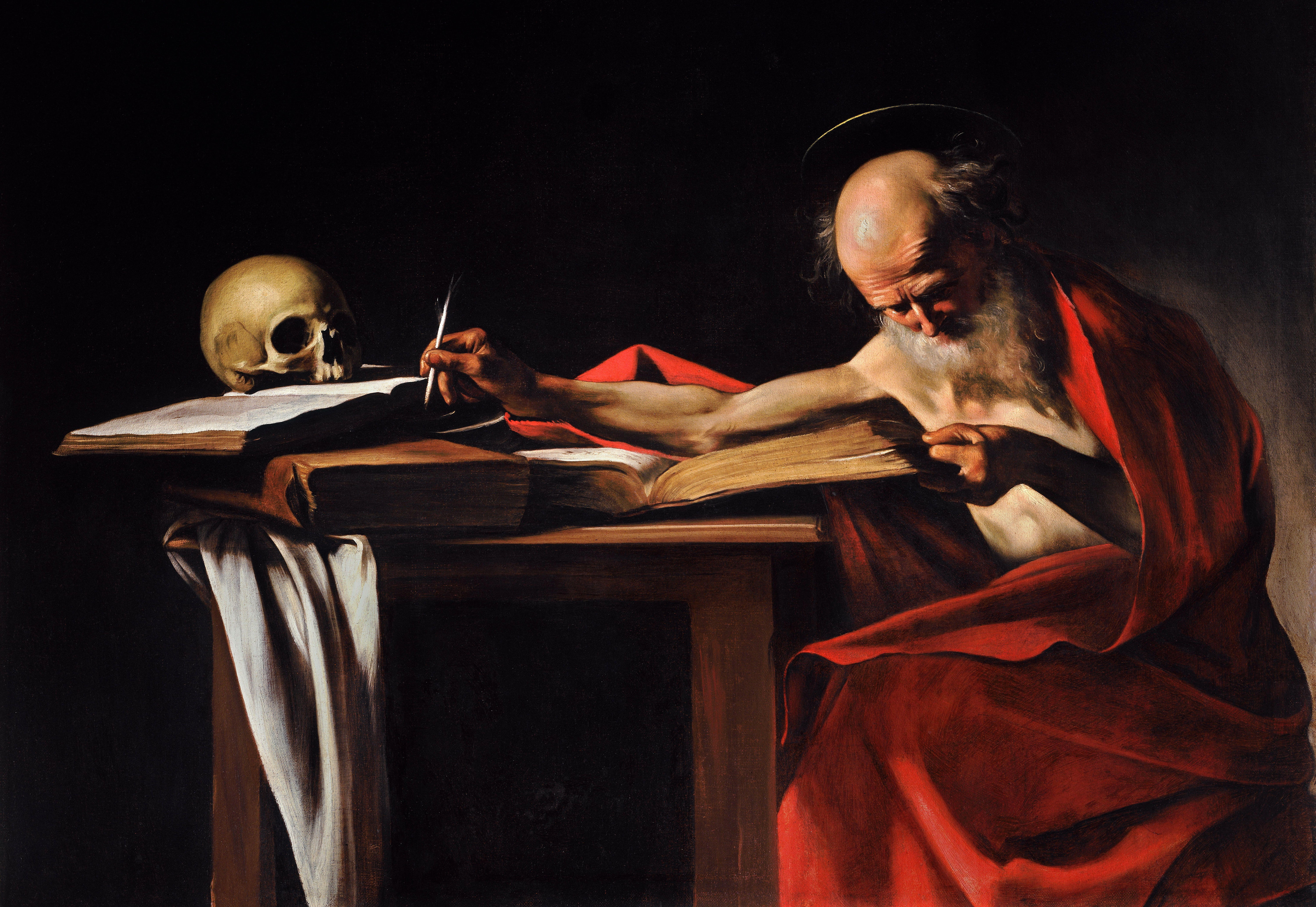 Caravaggio Painter, people, indoors, caravaggio, senior men
