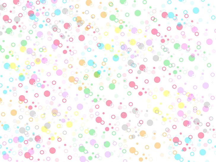 Color Polka Dots, abstract, polka, colorful, balls Free HD Wallpaper