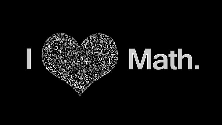 Cool Math, heart shape, communication, letter, indoors Free HD Wallpaper