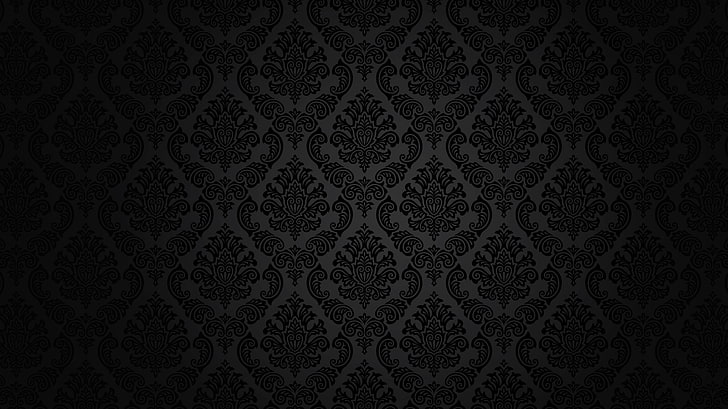 Dark Pattern Texture, curve, brocade, seamless, repetition Free HD Wallpaper