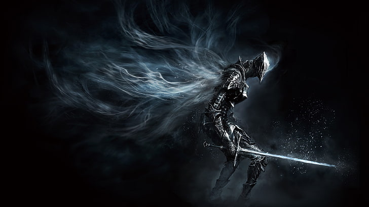 Dark Souls Concept Art, warrior, horror, hell, monster  fictional character Free HD Wallpaper
