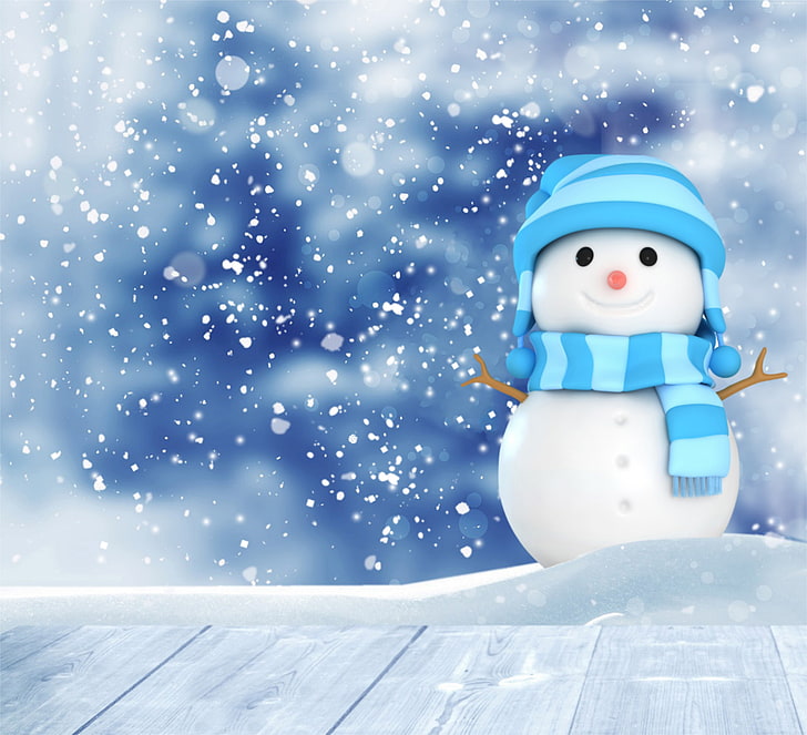 Desktops Winter Snowmen, art and craft, celebration, outdoors, representation