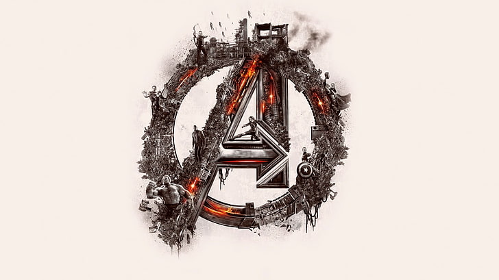 Falcon Marvel Avengers Logo, marvel comics, message, sign, creativity Free HD Wallpaper