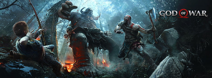 God of War Game, crowd, celebration, nightlife, togetherness Free HD Wallpaper